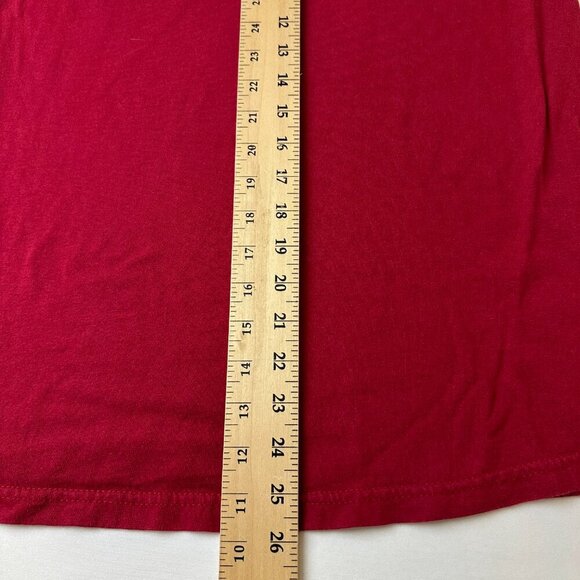 Indiana Hoosiers Shirt Mens Medium Red NCAA Basketball College Tee Gildan Cotto - Picture 7 of 9